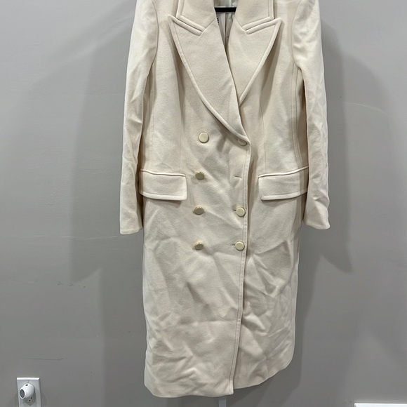 VERONICA BEARD Nalida Dickey double-breasted wool and cashmere-blend felt coat - Picture 5 of 13